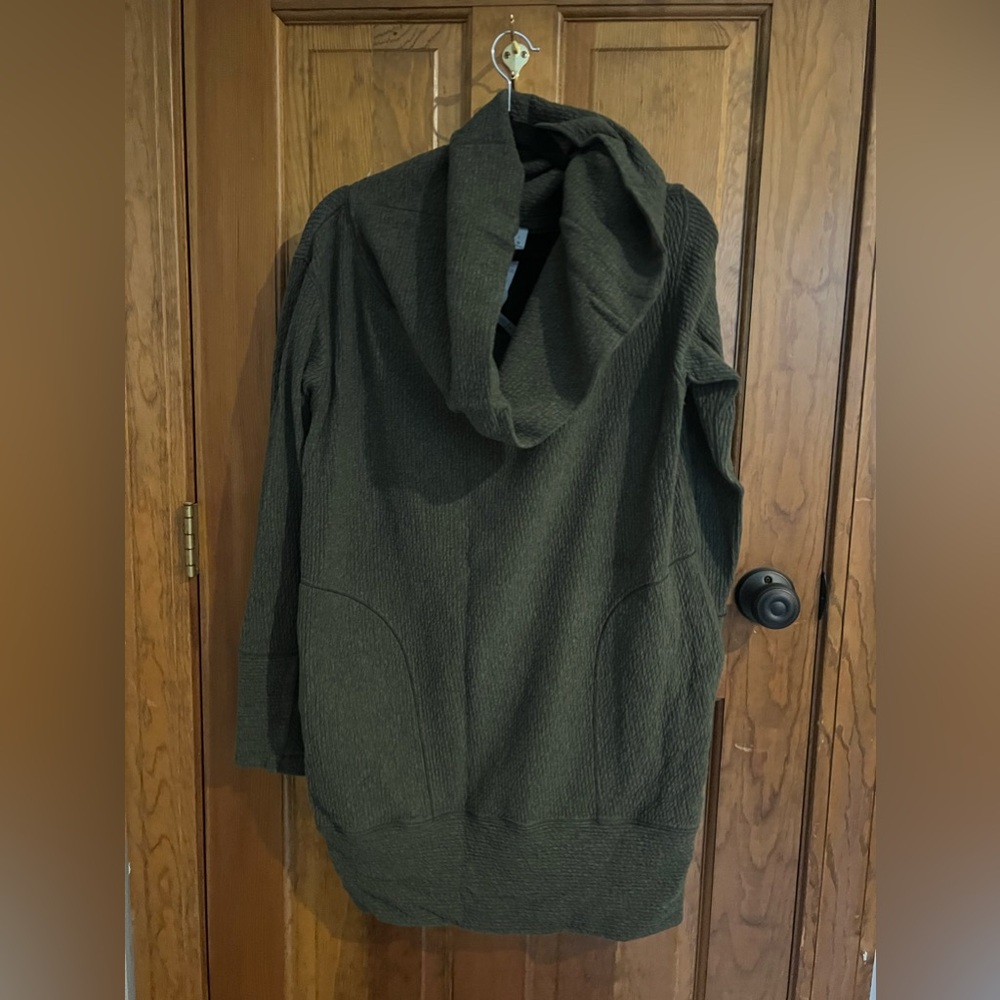 lululemon athletica Olive Cowl Neck Sweater